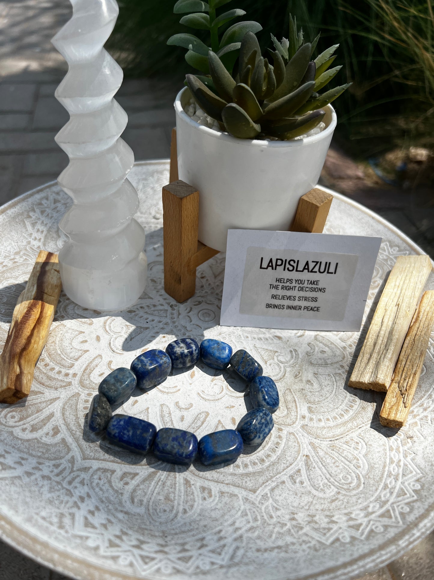 Lapis Lazuli Crystal Bracelet