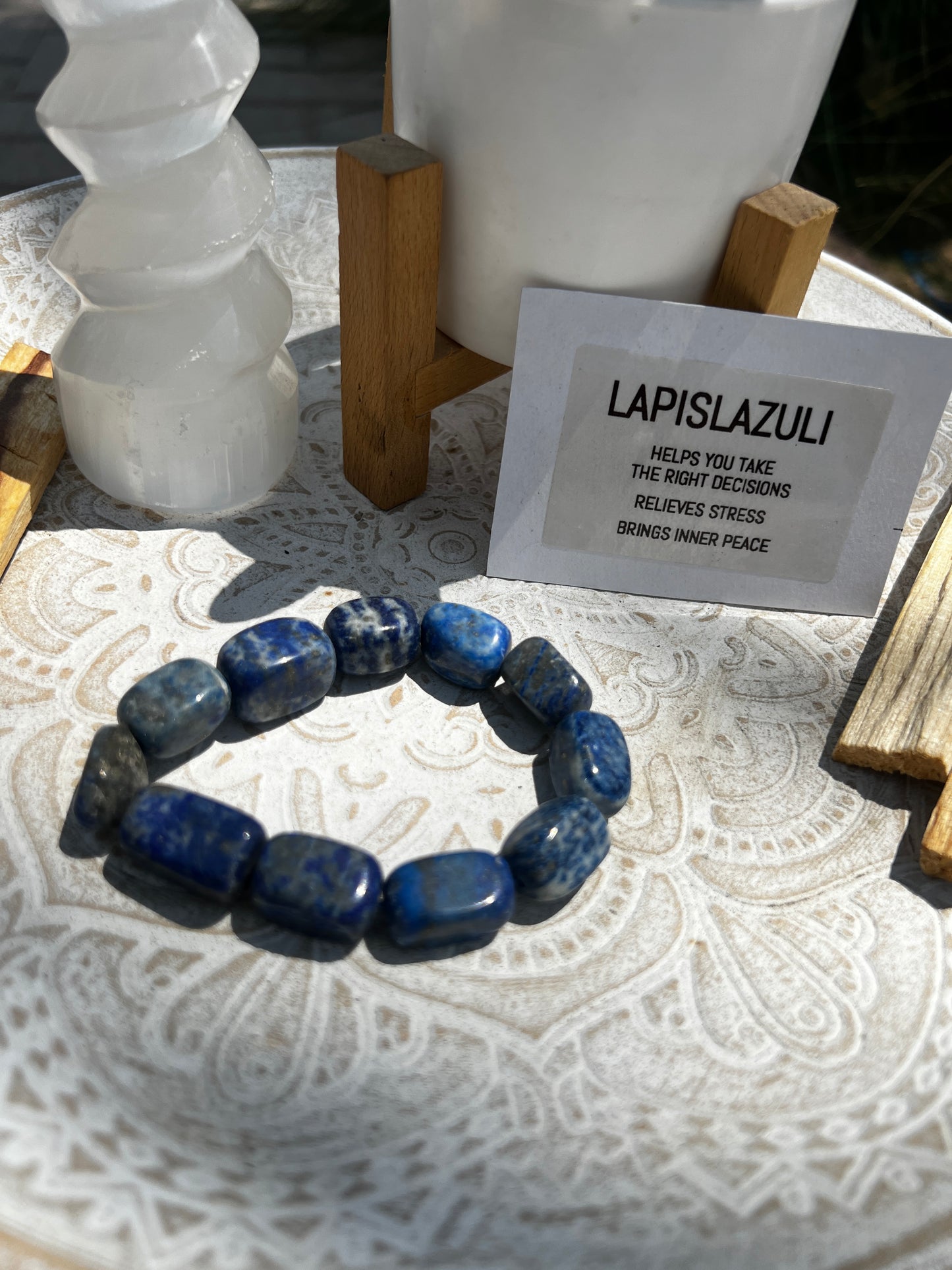 Lapis Lazuli Crystal Bracelet