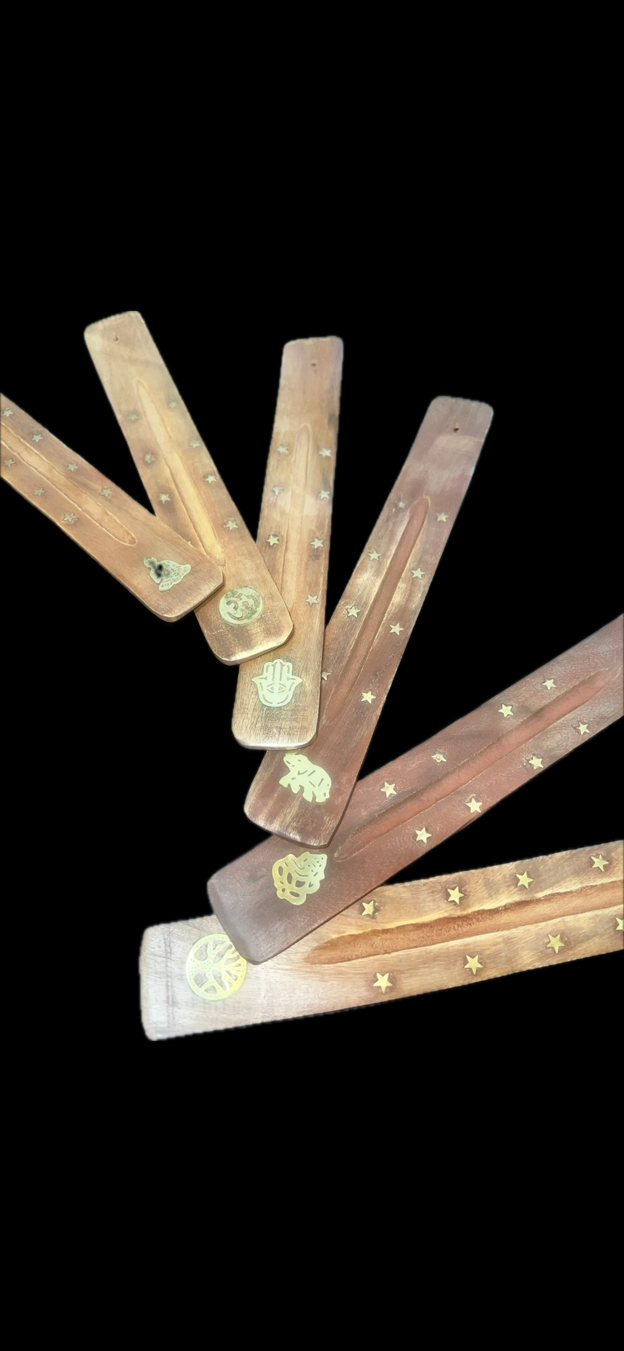 WOODEN INCENSE HOLDER