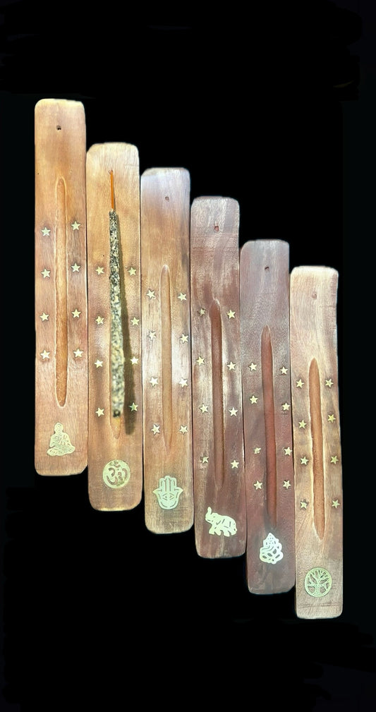 WOODEN INCENSE HOLDER