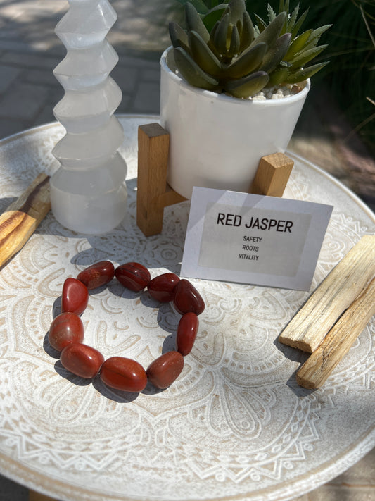 Red Jasper Crystal Bracelet