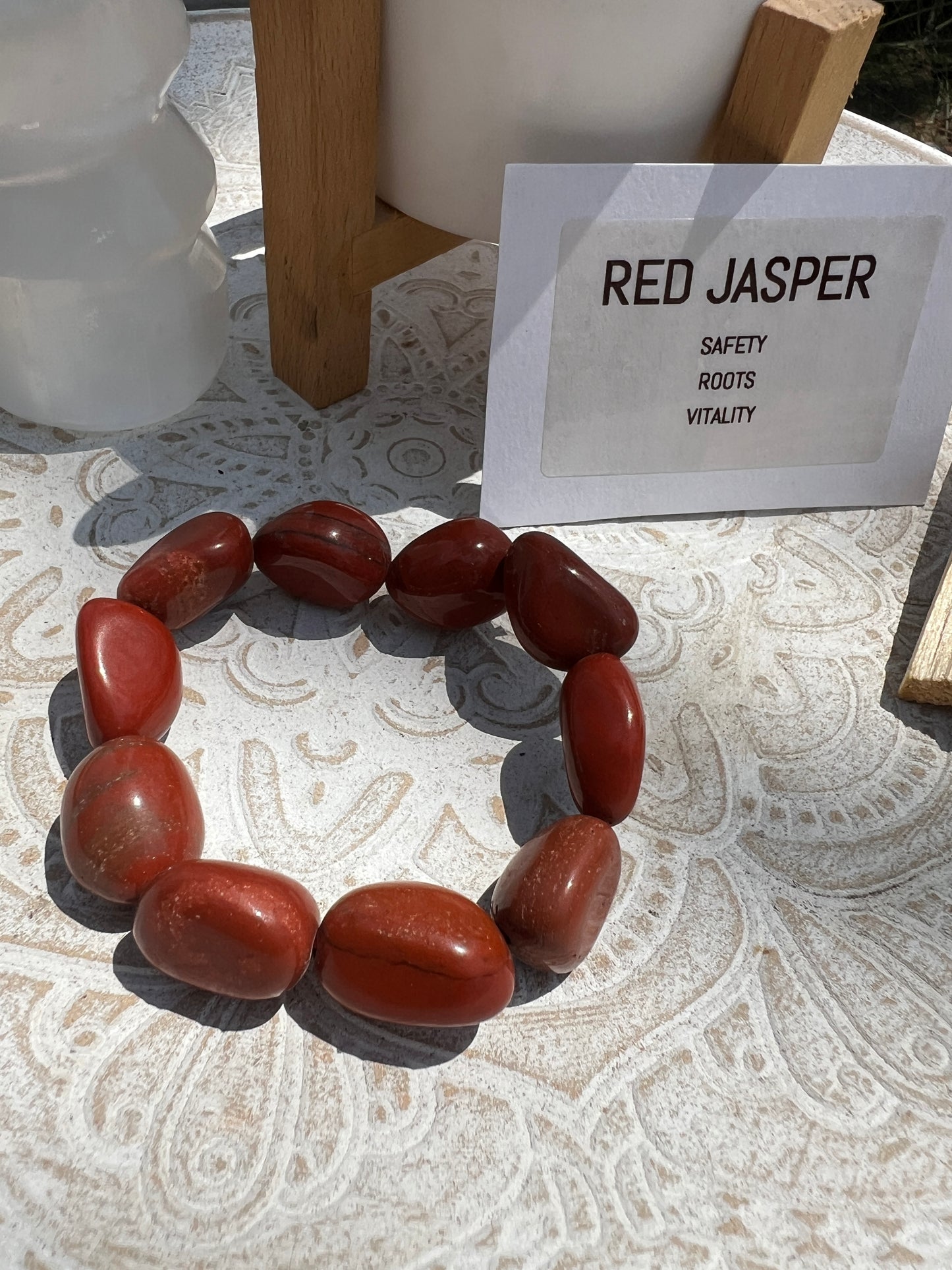 Red Jasper Crystal Bracelet